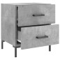 vidaXL Nachttische 2 Stk. Betongrau 40x35x47,5 cm Holzwerkstoff vidaXL Nachttische 2 Stk. Betongrau 40x35x47,5 cm Holzwerkstoff