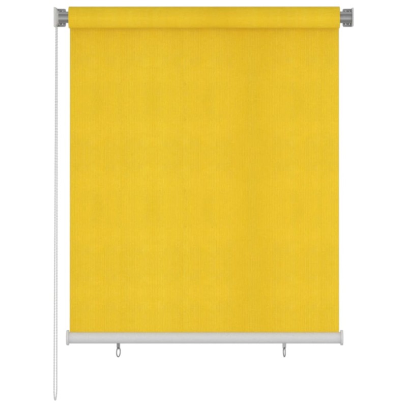 vidaXL Außenrollo 120x140 cm Gelb HDPE vidaXL Außenrollo 120x140 cm Gelb HDPE