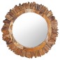 vidaXL Wandspiegel 60 cm Teak Rund vidaXL Wandspiegel 60 cm Teak Rund