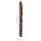 vidaXL Wandspiegel 60 cm Teak Rund vidaXL Wandspiegel 60 cm Teak Rund