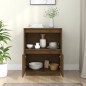 vidaXL Sideboard Honigbraun 60x34x75 cm Massivholz Kiefer vidaXL Sideboard Honigbraun 60x34x75 cm Massivholz Kiefer