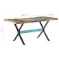 vidaXL Esstisch 160x80x76 cm Altholz Massiv vidaXL Esstisch 160x80x76 cm Altholz Massiv