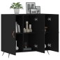 vidaXL Sideboard Schwarz 90x34x80 cm Holzwerkstoff vidaXL Sideboard Schwarz 90x34x80 cm Holzwerkstoff