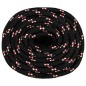 vidaXL Bootsseil Schwarz 20 mm 50 m Polypropylen vidaXL Bootsseil Schwarz 20 mm 50 m Polypropylen