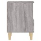 vidaXL Nachttisch Grau Sonoma 40x35x50 cm vidaXL Nachttisch Grau Sonoma 40x35x50 cm