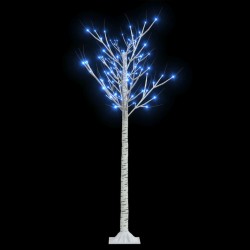 vidaXL Weihnachtsbaum 140 LEDs 1,5 m Blau Weide Indoor Outdoor