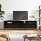 vidaXL TV-Schrank Schwarz 150x30x44,5 cm Holzwerkstoff vidaXL TV-Schrank Schwarz 150x30x44,5 cm Holzwerkstoff
