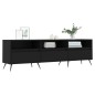vidaXL TV-Schrank Schwarz 150x30x44,5 cm Holzwerkstoff vidaXL TV-Schrank Schwarz 150x30x44,5 cm Holzwerkstoff