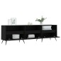 vidaXL TV-Schrank Schwarz 150x30x44,5 cm Holzwerkstoff vidaXL TV-Schrank Schwarz 150x30x44,5 cm Holzwerkstoff