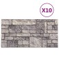 vidaXL 3D-Wandpaneele 10 Stk. Hellgrau Backstein-Optik EPS vidaXL 3D-Wandpaneele 10 Stk. Hellgrau Backstein-Optik EPS