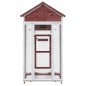 vidaXL Voliere Mokka 91,5x53x170 cm Massivholz Kiefer vidaXL Voliere Mokka 91,5x53x170 cm Massivholz Kiefer