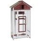 vidaXL Voliere Mokka 91,5x53x170 cm Massivholz Kiefer vidaXL Voliere Mokka 91,5x53x170 cm Massivholz Kiefer