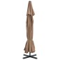 vidaXL Sonnenschirm mit Aluminium-Mast 500 cm Taupe vidaXL Sonnenschirm mit Aluminium-Mast 500 cm Taupe