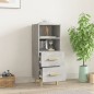 vidaXL Sideboard Betongrau 34,5x34x90 cm Holzwerkstoff vidaXL Sideboard Betongrau 34,5x34x90 cm Holzwerkstoff