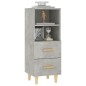 vidaXL Sideboard Betongrau 34,5x34x90 cm Holzwerkstoff vidaXL Sideboard Betongrau 34,5x34x90 cm Holzwerkstoff