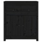 vidaXL Sideboard Schwarz 70x35x80 cm Massivholz Kiefer vidaXL Sideboard Schwarz 70x35x80 cm Massivholz Kiefer