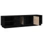 vidaXL TV-Schrank Schwarz 156x40x40 cm Massivholz Kiefer vidaXL TV-Schrank Schwarz 156x40x40 cm Massivholz Kiefer