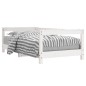 vidaXL Kinderbett Weiß 70x140 cm Massivholz Kiefer vidaXL Kinderbett Weiß 70x140 cm Massivholz Kiefer