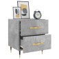 vidaXL Nachttische 2 Stk. Betongrau 40x35x47,5 cm Holzwerkstoff vidaXL Nachttische 2 Stk. Betongrau 40x35x47,5 cm Holzwerkstoff