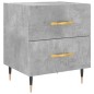 vidaXL Nachttische 2 Stk. Betongrau 40x35x47,5 cm Holzwerkstoff vidaXL Nachttische 2 Stk. Betongrau 40x35x47,5 cm Holzwerkstoff