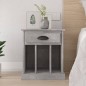 vidaXL Nachttisch Betongrau 43x36x50 cm vidaXL Nachttisch Betongrau 43x36x50 cm