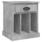 vidaXL Nachttisch Betongrau 43x36x50 cm vidaXL Nachttisch Betongrau 43x36x50 cm