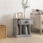 vidaXL Nachttisch Betongrau 43x36x50 cm vidaXL Nachttisch Betongrau 43x36x50 cm