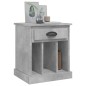 vidaXL Nachttisch Betongrau 43x36x50 cm vidaXL Nachttisch Betongrau 43x36x50 cm