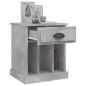 vidaXL Nachttisch Betongrau 43x36x50 cm vidaXL Nachttisch Betongrau 43x36x50 cm