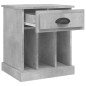 vidaXL Nachttisch Betongrau 43x36x50 cm vidaXL Nachttisch Betongrau 43x36x50 cm