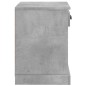 vidaXL Nachttisch Betongrau 43x36x50 cm vidaXL Nachttisch Betongrau 43x36x50 cm