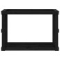 vidaXL Outdoor-Kaminholzregal Schwarz 108x52x74 cm Massivholz Kiefer vidaXL Outdoor-Kaminholzregal Schwarz 108x52x74 cm Massivholz Kiefer