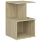 vidaXL Nachttisch Sonoma-Eiche 35x35x55 cm Holzwerkstoff vidaXL Nachttisch Sonoma-Eiche 35x35x55 cm Holzwerkstoff