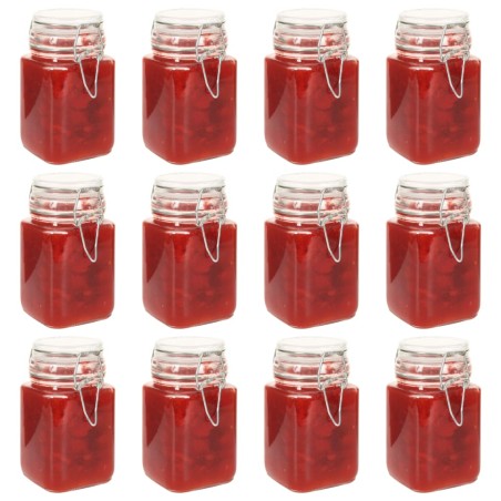 vidaXL Einmachgläser mit Bügelverschluss 12 Stk. 260 ml