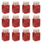 vidaXL Einmachgläser mit Bügelverschluss 12 Stk. 260 ml vidaXL Einmachgläser mit Bügelverschluss 12 Stk. 260 ml