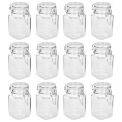 vidaXL Einmachgläser mit Bügelverschluss 12 Stk. 260 ml