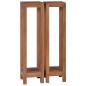 vidaXL Pflanzenständer 2-tlg. 25x25x100 cm Teak Massivholz vidaXL Pflanzenständer 2-tlg. 25x25x100 cm Teak Massivholz