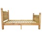 Bett mit Matratze Mexikanische Kiefer Corona-Stil 160 x 200 cm Bett mit Matratze Mexikanische Kiefer Corona-Stil 160 x 200 cm