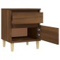 vidaXL Nachttisch Braun Eichen-Optik 40x35x50 cm vidaXL Nachttisch Braun Eichen-Optik 40x35x50 cm
