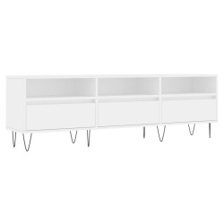 vidaXL TV-Schrank Weiß 150x30x44,5 cm Holzwerkstoff