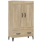 vidaXL Highboard Sonoma-Eiche 70x31x115 cm Holzwerkstoff vidaXL Highboard Sonoma-Eiche 70x31x115 cm Holzwerkstoff