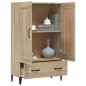 vidaXL Highboard Sonoma-Eiche 70x31x115 cm Holzwerkstoff vidaXL Highboard Sonoma-Eiche 70x31x115 cm Holzwerkstoff