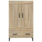 vidaXL Highboard Sonoma-Eiche 70x31x115 cm Holzwerkstoff vidaXL Highboard Sonoma-Eiche 70x31x115 cm Holzwerkstoff