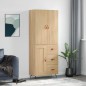 Highboard Sonoma-Eiche 69,5x34x180 cm Holzwerkstoff Highboard Sonoma-Eiche 69,5x34x180 cm Holzwerkstoff