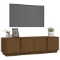vidaXL TV-Schrank Honigbraun 140x40x40 cm Massivholz Kiefer vidaXL TV-Schrank Honigbraun 140x40x40 cm Massivholz Kiefer