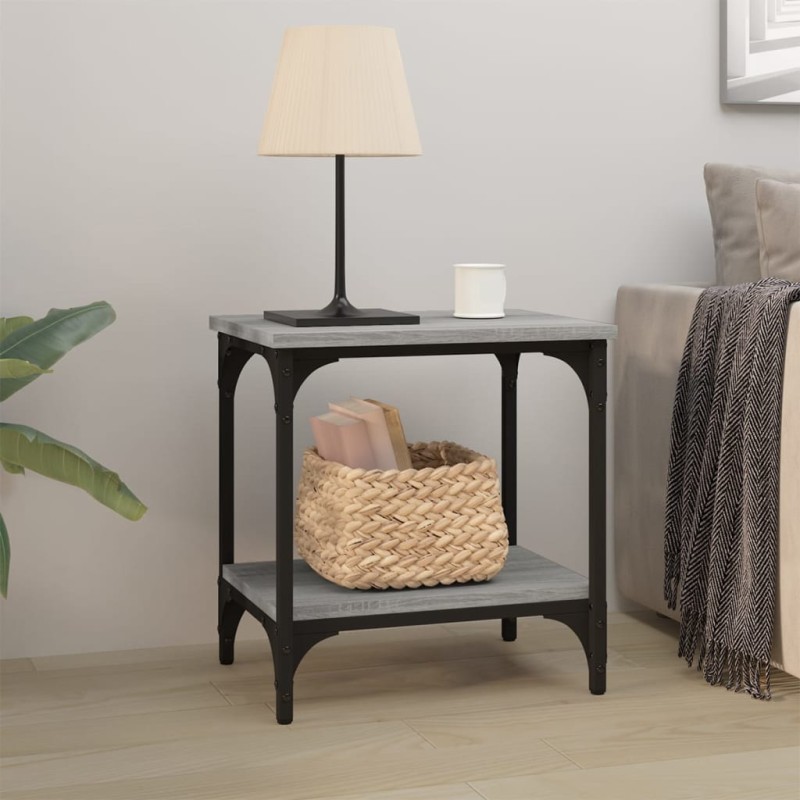 vidaXL Beistelltisch Grau Sonoma 40x30x42 cm Holzwerkstoff vidaXL Beistelltisch Grau Sonoma 40x30x42 cm Holzwerkstoff