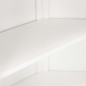 vidaXL Eckschrank 80x33,5x78 cm Eiche Massivholz vidaXL Eckschrank 80x33,5x78 cm Eiche Massivholz