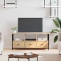 vidaXL TV-Schrank Sonoma Eiche 102x33x45 cm Holzwerkstoff & Eisen vidaXL TV-Schrank Sonoma Eiche 102x33x45 cm Holzwerkstoff & Eisen
