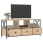 vidaXL TV-Schrank Sonoma Eiche 102x33x45 cm Holzwerkstoff & Eisen vidaXL TV-Schrank Sonoma Eiche 102x33x45 cm Holzwerkstoff & Eisen