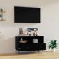 vidaXL TV-Schrank Schwarz 80x36x50 cm Holzwerkstoff vidaXL TV-Schrank Schwarz 80x36x50 cm Holzwerkstoff